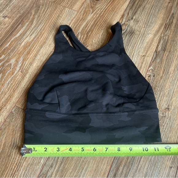 LULULEMON Wunder Train Longline Bra - Heritage 365 Camo Deep Coal Multi Size 4 - Picture 5 of 6